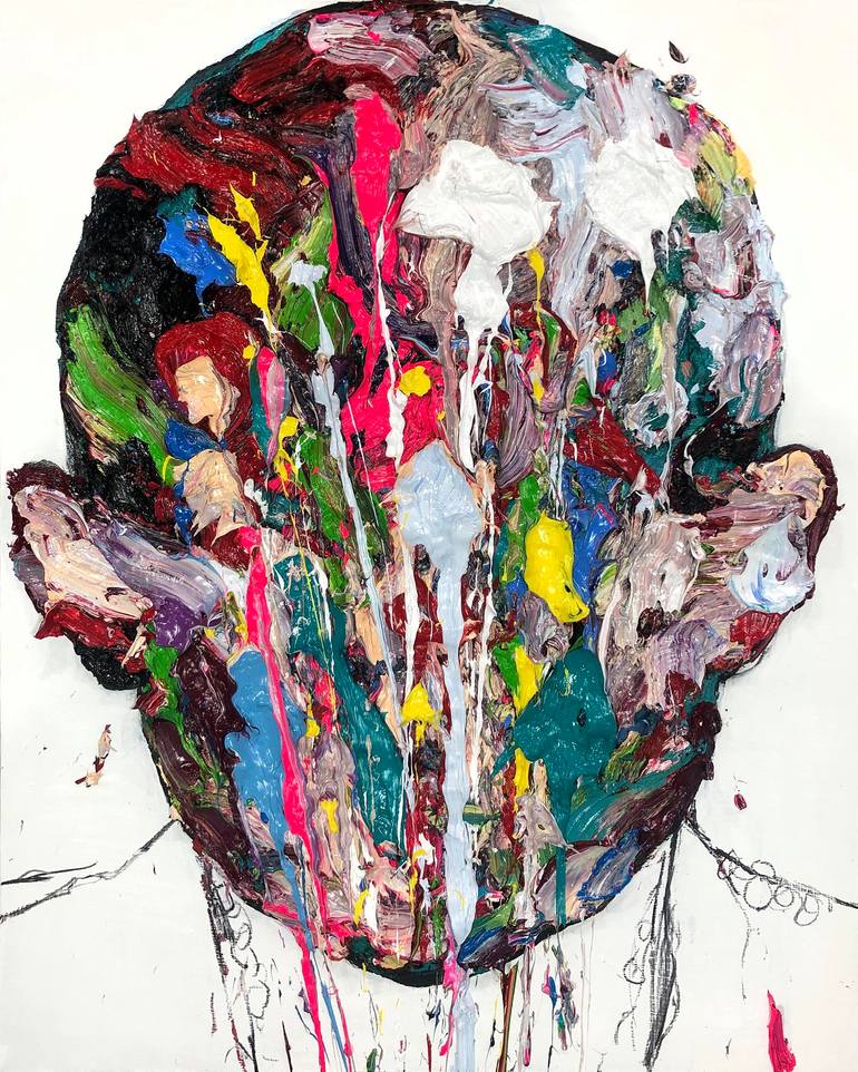 Print of Abstract Expressionism People Paintings by Kwangho Shin