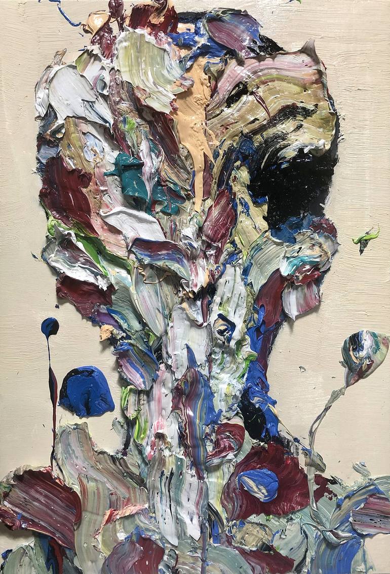 Print of Abstract Expressionism People Paintings by Kwangho Shin
