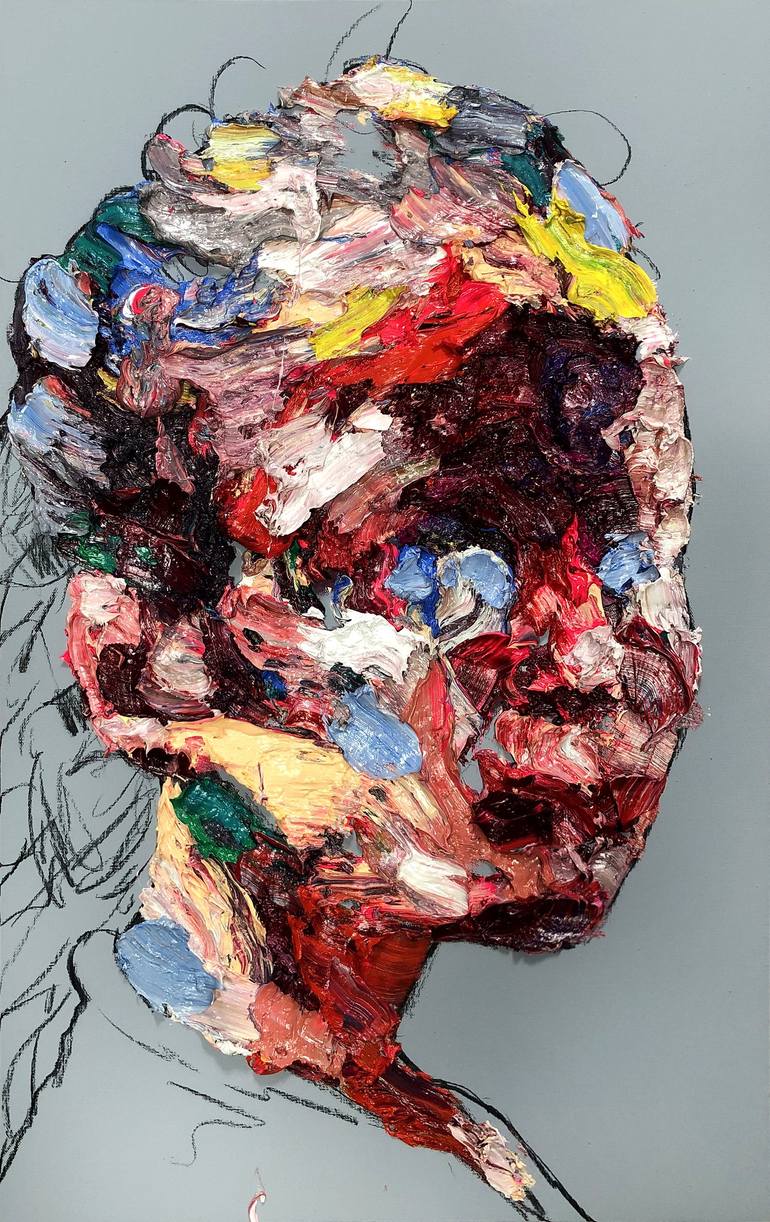 Print of Abstract Expressionism People Paintings by Kwangho Shin