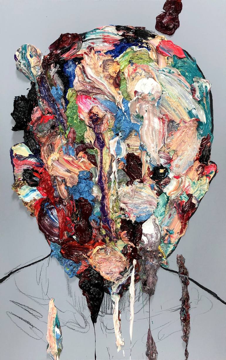 Print of Abstract Expressionism People Paintings by Kwangho Shin