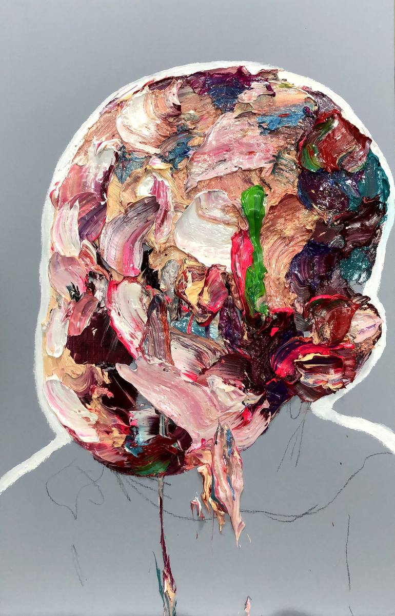 Print of Abstract Expressionism People Paintings by Kwangho Shin