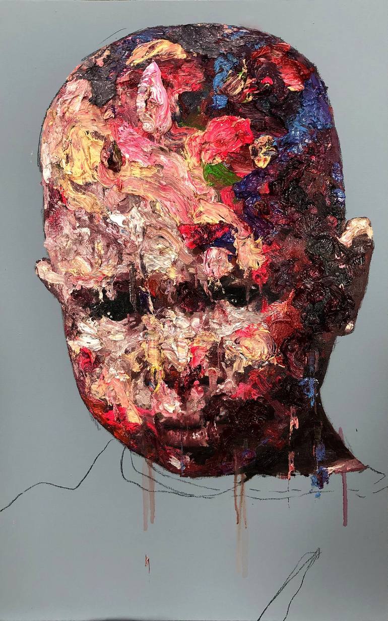 Print of Abstract Expressionism People Paintings by Kwangho Shin
