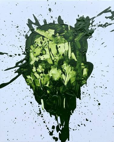 Original Abstract Expressionism People Paintings by Kwangho Shin