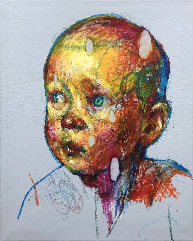 Print of Abstract Expressionism People Paintings by Kwangho Shin