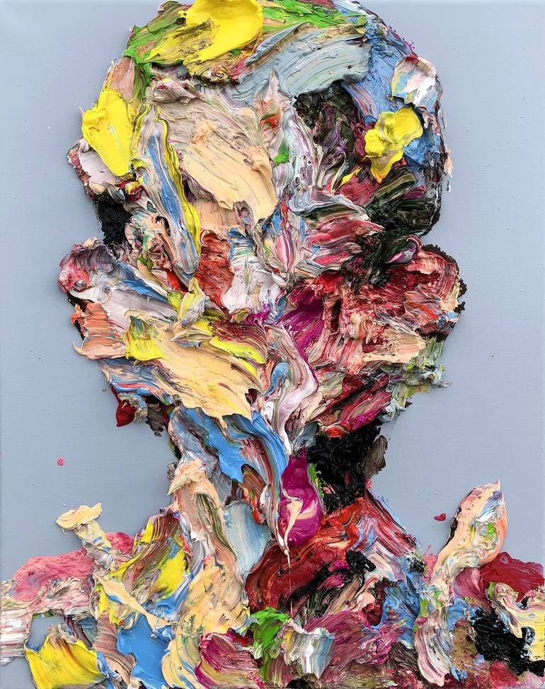 Print of Abstract Expressionism People Paintings by Kwangho Shin
