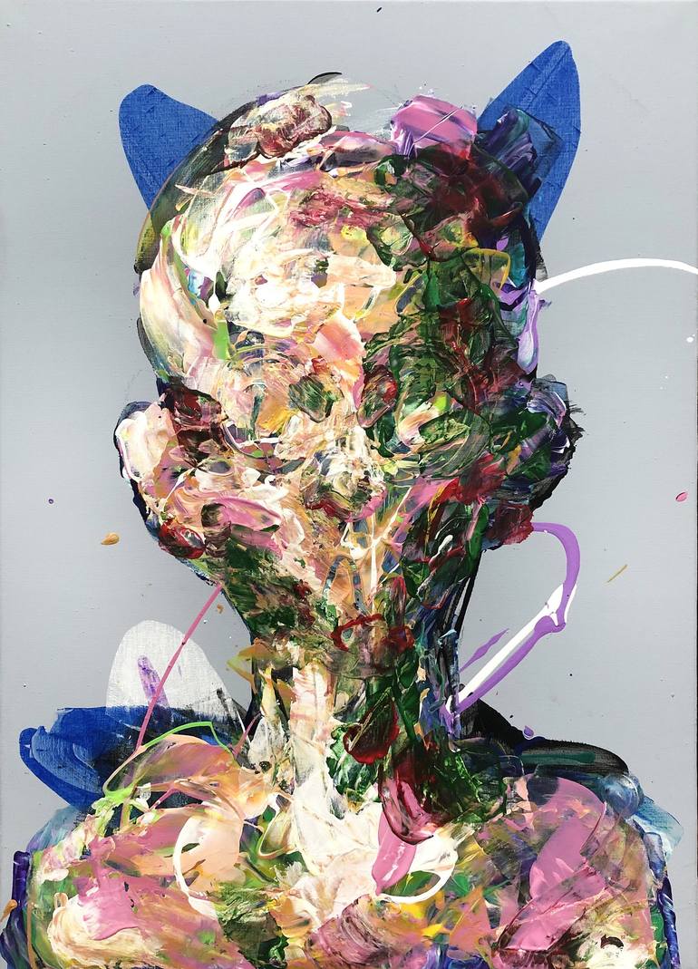 Print of Abstract Expressionism People Paintings by Kwangho Shin
