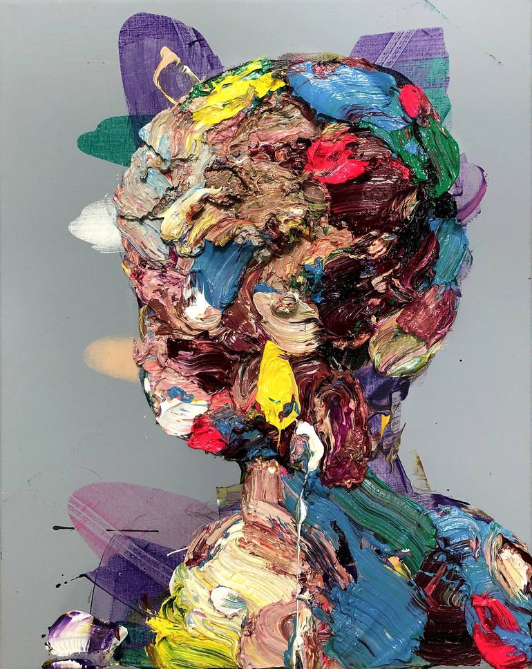 Print of Abstract Expressionism People Paintings by Kwangho Shin