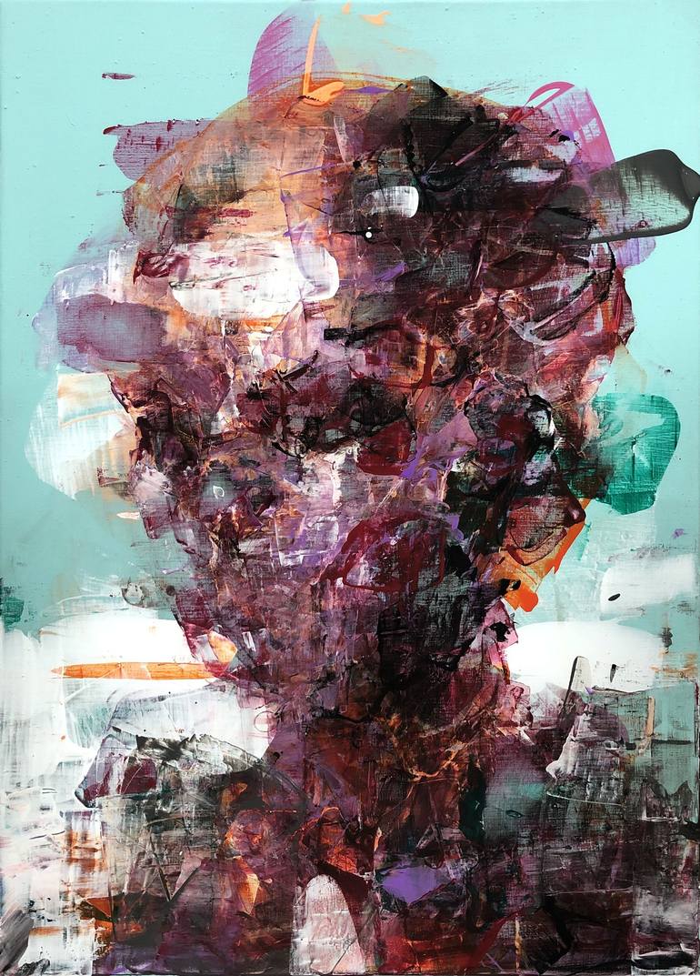 Print of Abstract Expressionism People Paintings by Kwangho Shin
