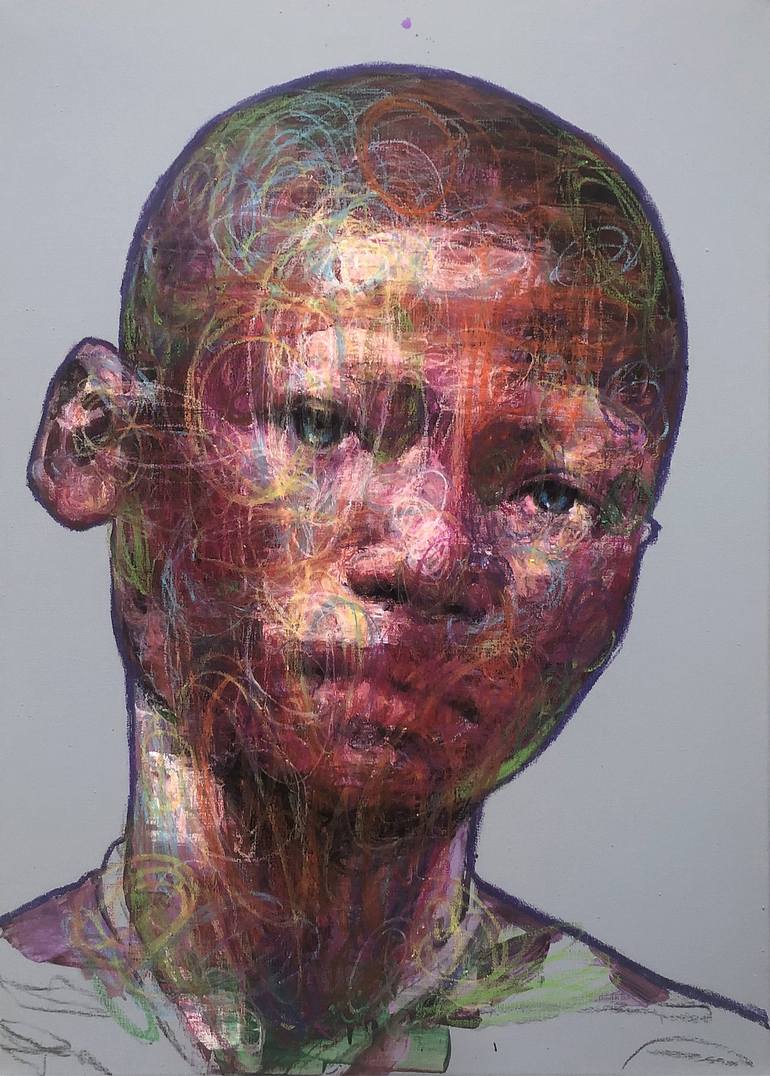 Print of Abstract Expressionism People Paintings by Kwangho Shin