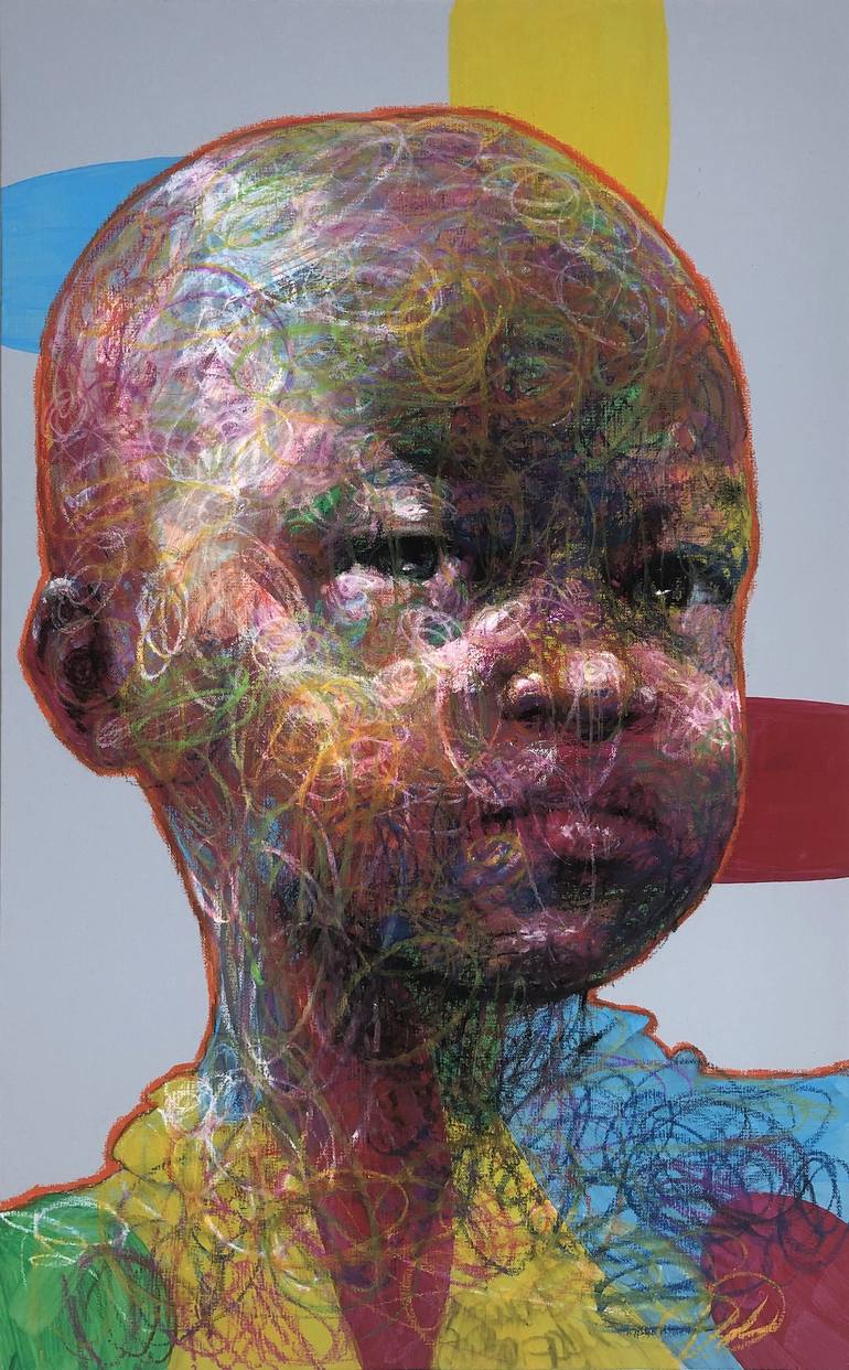 Print of Abstract Expressionism People Paintings by Kwangho Shin