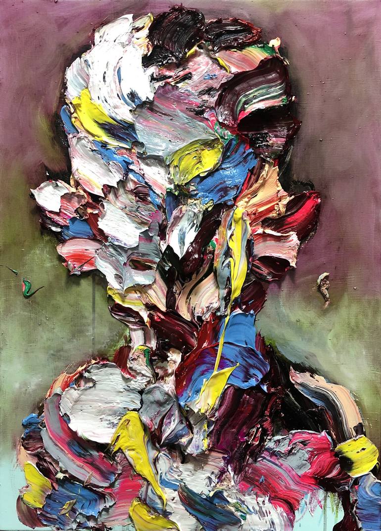 Print of Abstract Expressionism People Paintings by Kwangho Shin