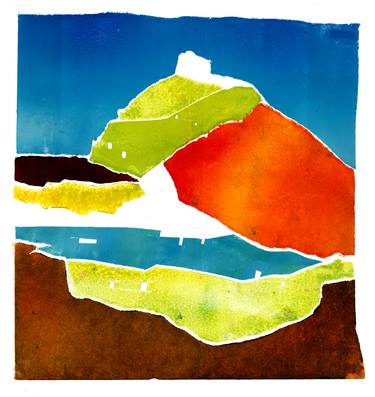 Print of Expressionism Landscape Printmaking by Iorgos Terzis