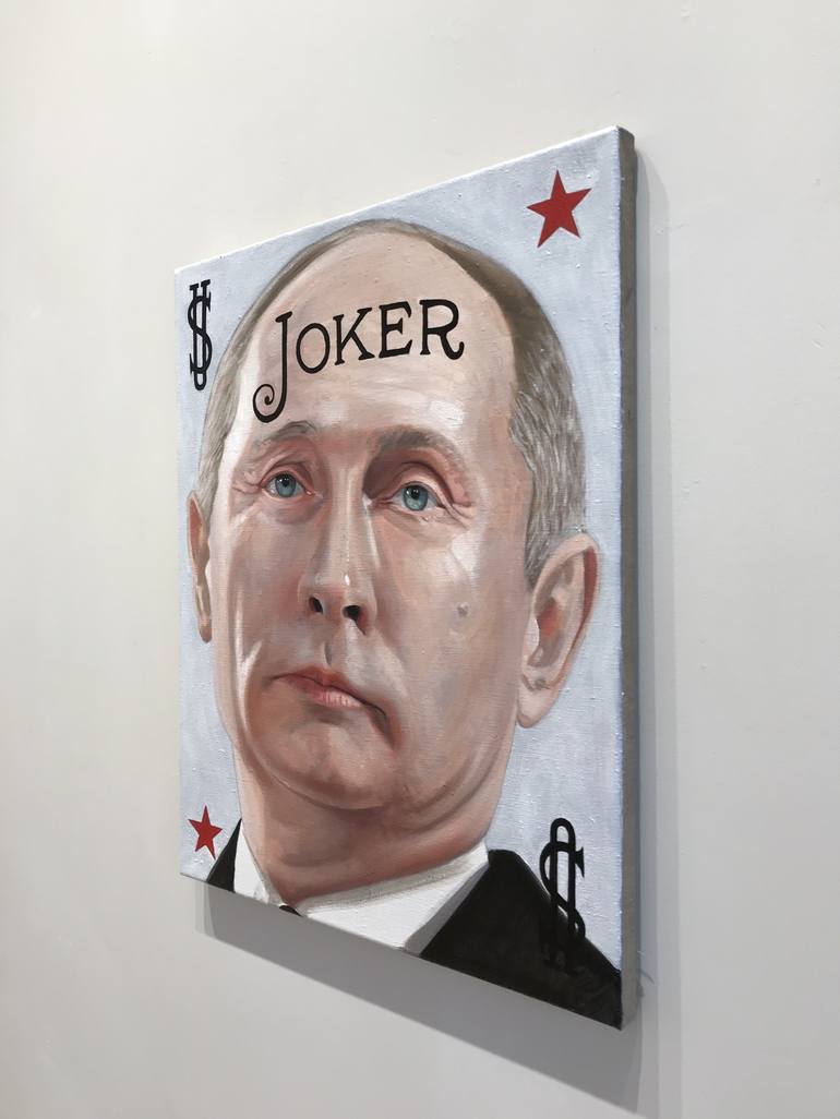 Original Conceptual Political Painting by Ian Paul Shatilla