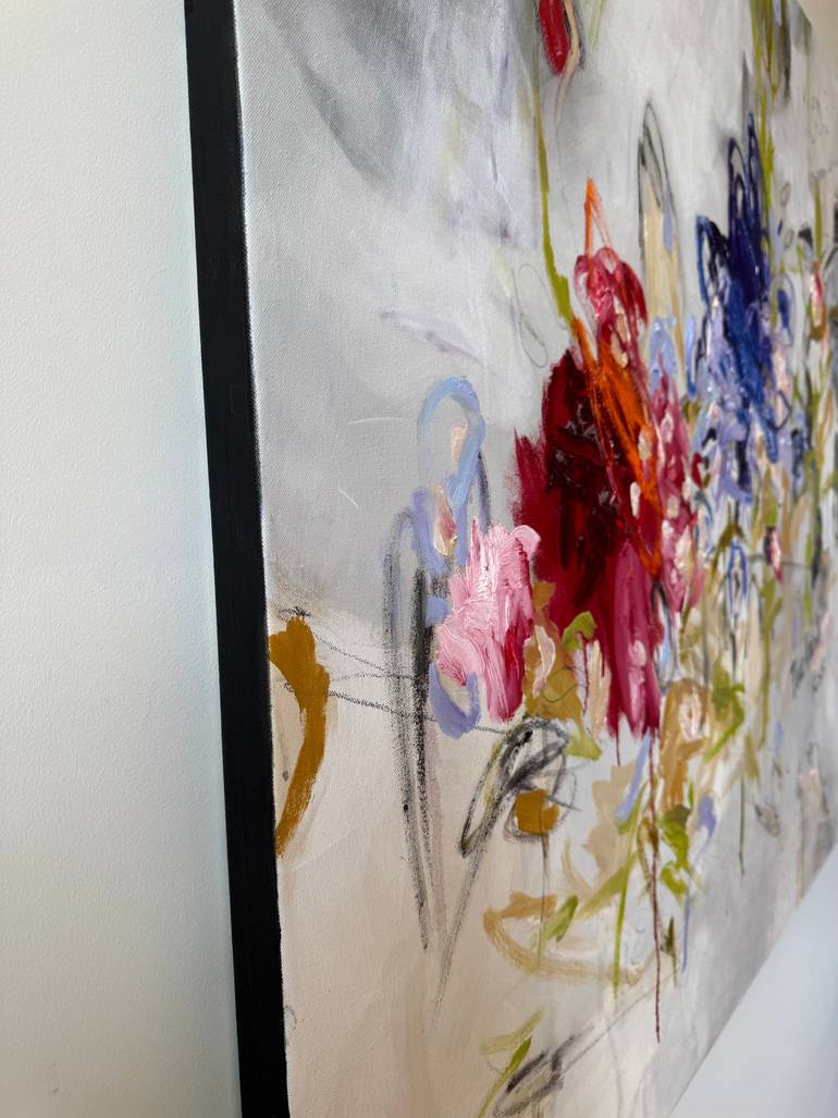 Original Abstract Expressionism Abstract Painting by Gaby Silva Bavio