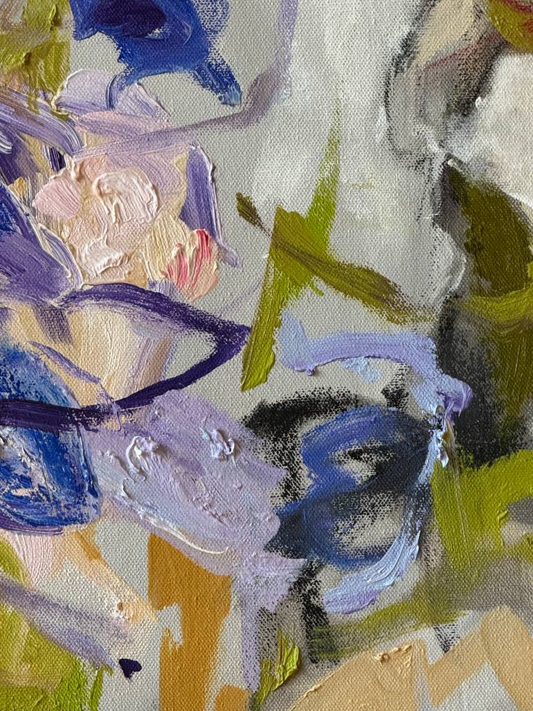 Original Abstract Expressionism Abstract Painting by Gaby Silva Bavio