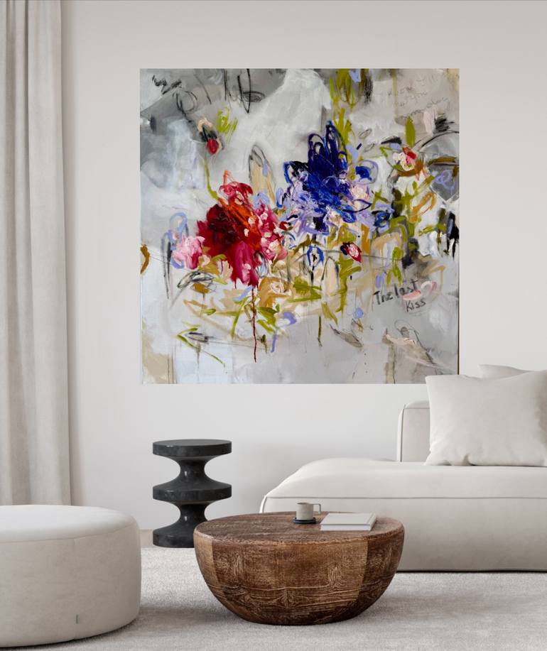 Original Abstract Expressionism Abstract Painting by Gaby Silva Bavio