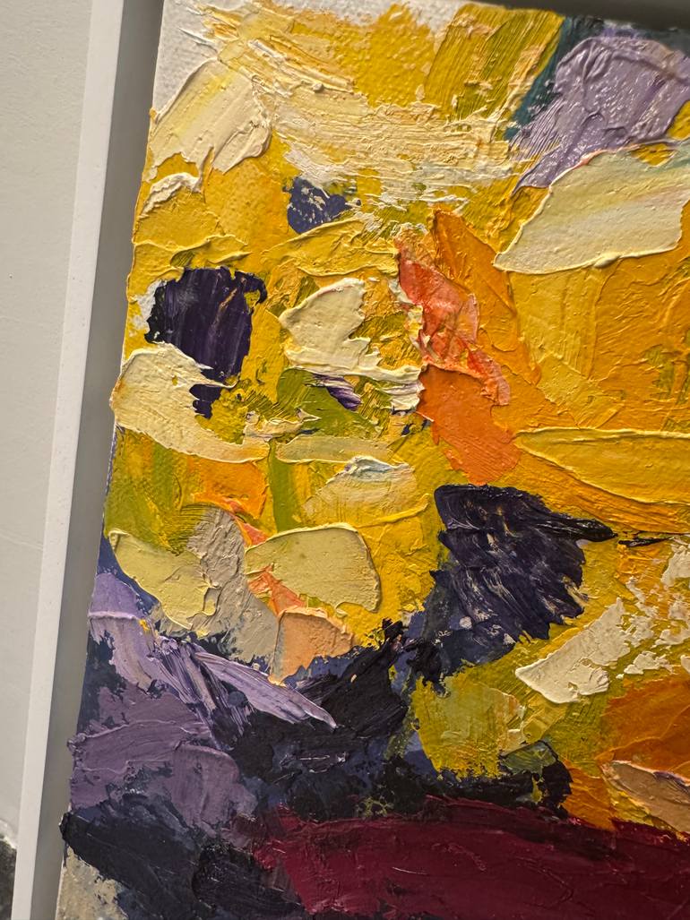 Original Abstract Expressionism Abstract Painting by Gaby Silva Bavio