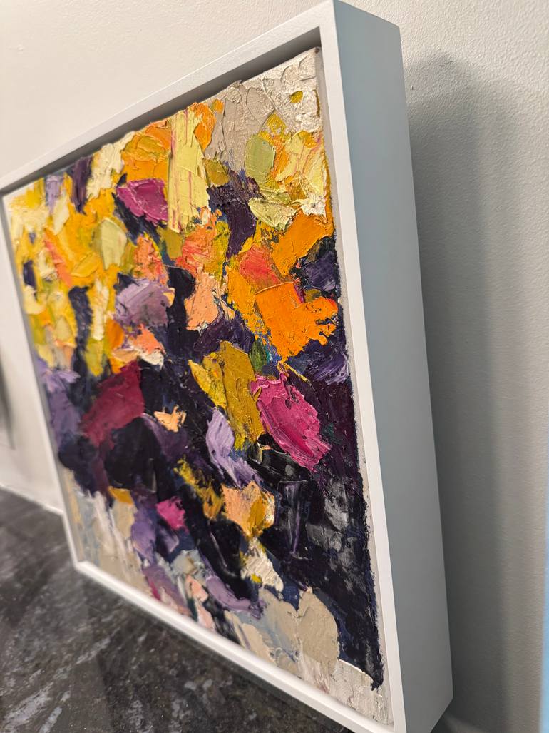 Original Abstract Expressionism Abstract Painting by Gaby Silva Bavio
