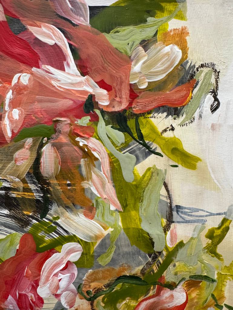Original Abstract Expressionism Abstract Painting by Gaby Silva Bavio