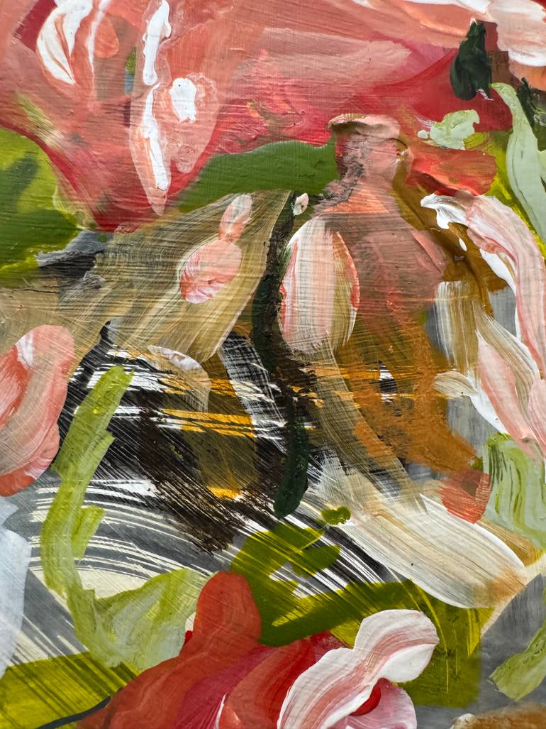 Original Abstract Expressionism Abstract Painting by Gaby Silva Bavio