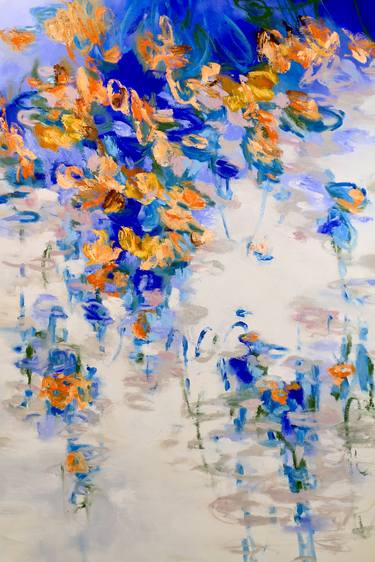 Original Abstract Expressionism Abstract Painting by Gaby Silva Bavio