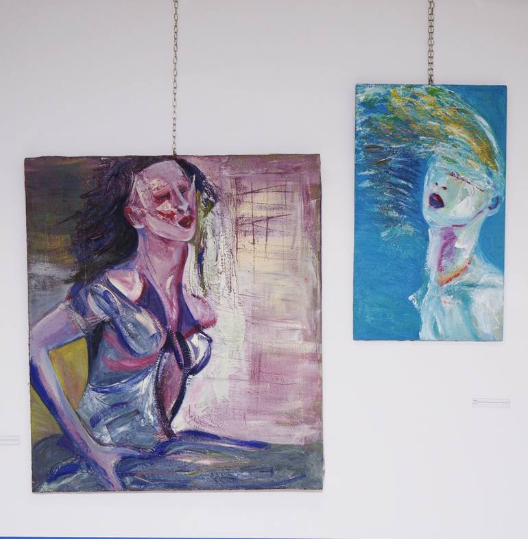 Original Expressionism Women Painting by Francesca Giraudi