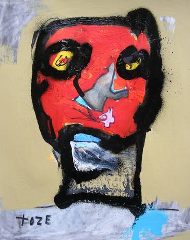 Original Expressionism People Paintings by Toze Figueiredo
