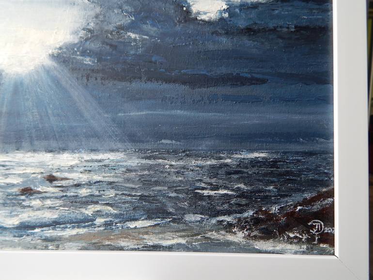 Original Expressionism Landscape Painting by Dmytro Larionov