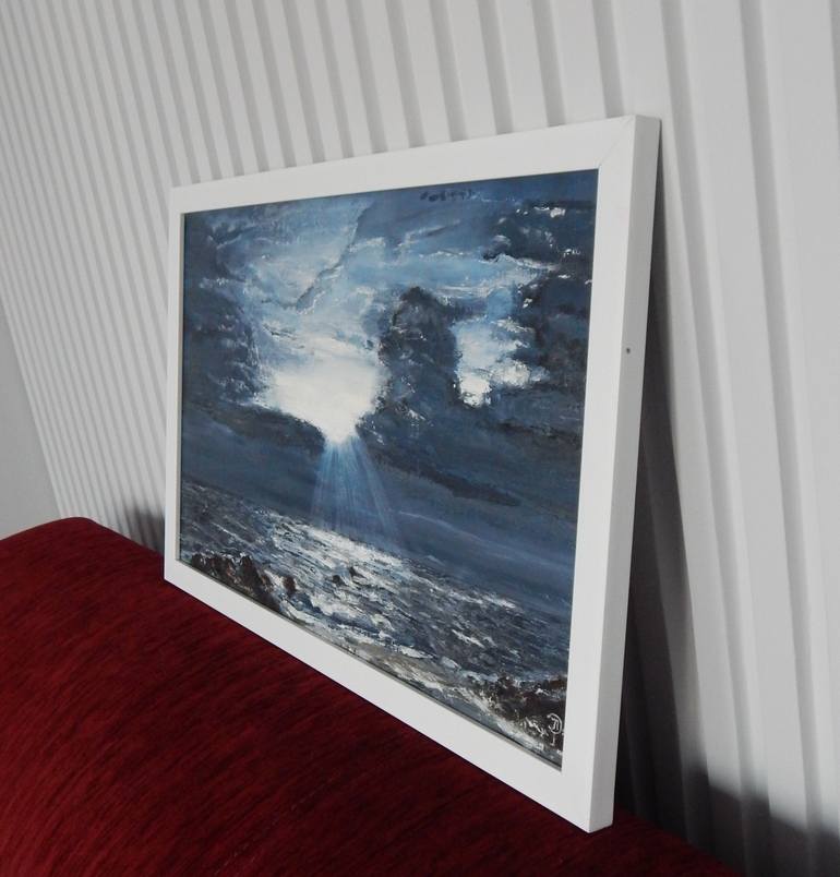 Original Expressionism Landscape Painting by Dmytro Larionov