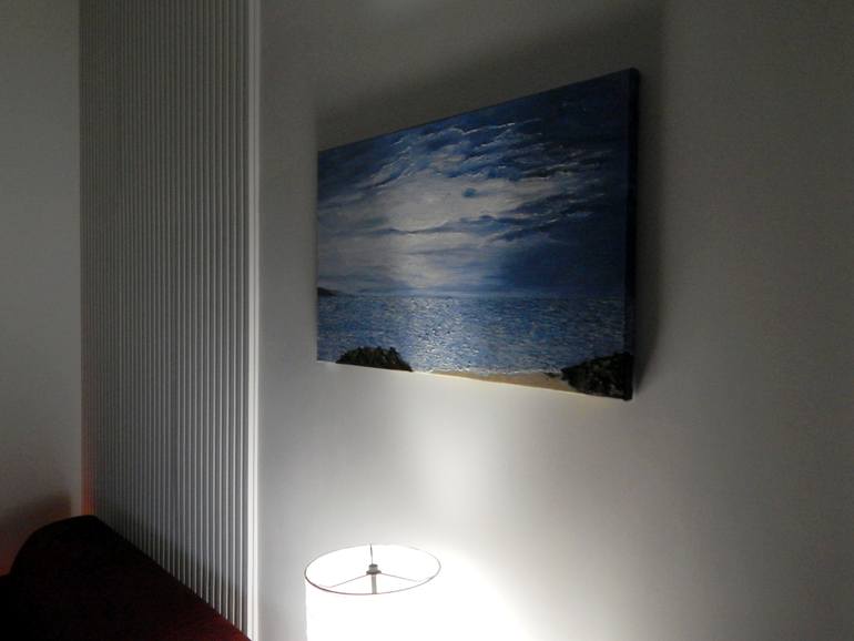 Original Impressionism Seascape Painting by Dmytro Larionov