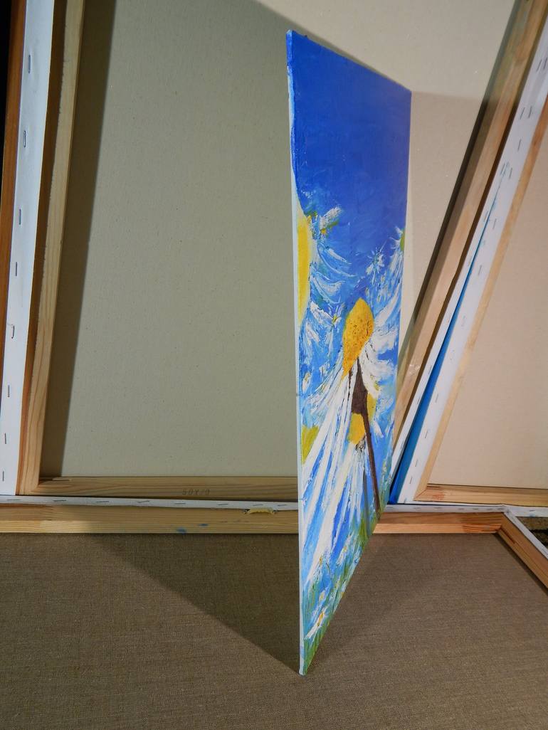 Original Expressionism Floral Painting by Dmytro Larionov