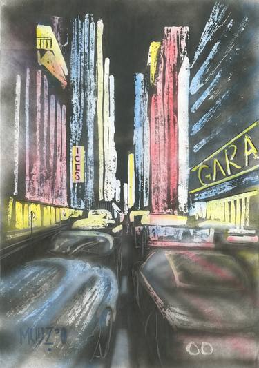 Print of Street Art Cities Paintings by Martin Mudzco