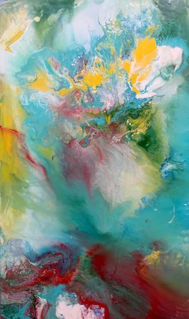 Original Abstract Painting by Masha Krivopishina