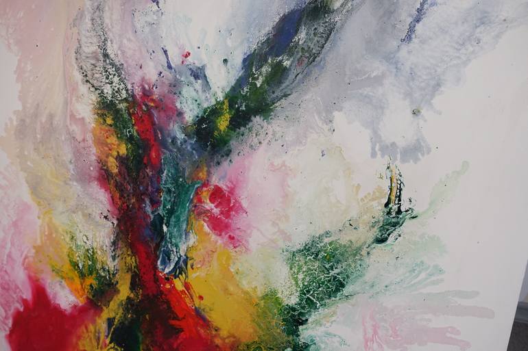Original Abstract Expressionism Abstract Painting by Masha Krivopishina