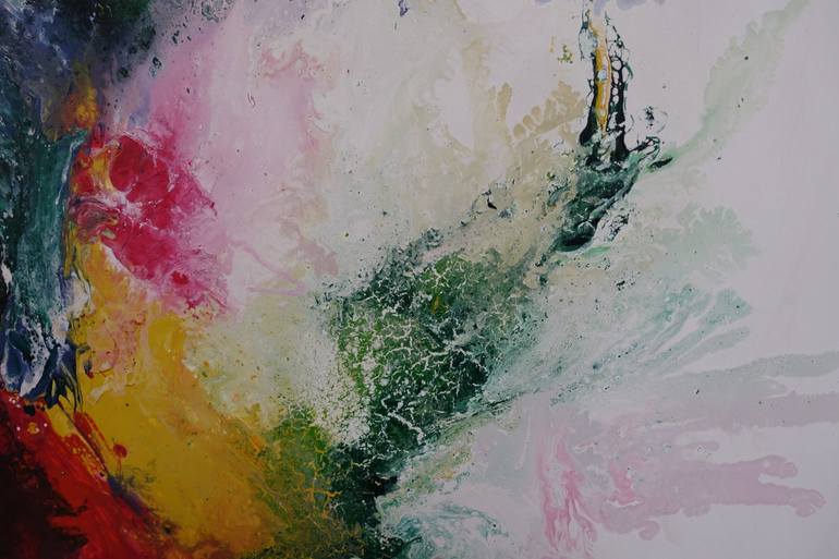 Original Abstract Expressionism Abstract Painting by Masha Krivopishina