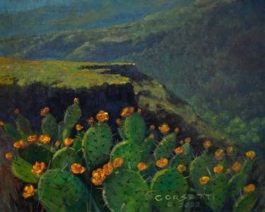 Original Fine Art Botanic Paintings by rob corsetti