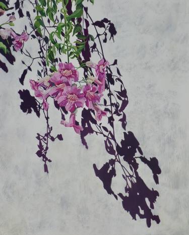 Original Figurative Floral Paintings by Bettina Dyhringer