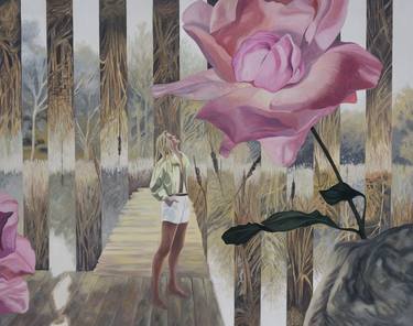 Original Figurative Nature Paintings by Bettina Dyhringer