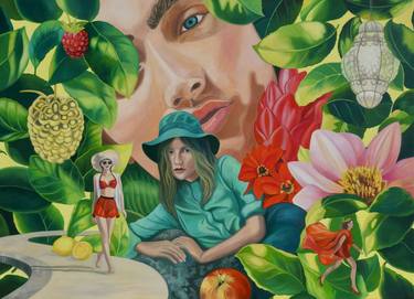 Original Figurative Nature Paintings by Bettina Dyhringer