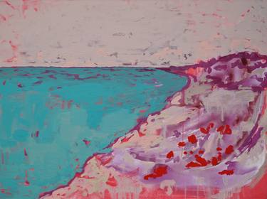 Print of Abstract Expressionism Beach Paintings by Julia Blake