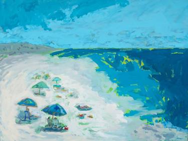Print of Expressionism Beach Paintings by Julia Blake