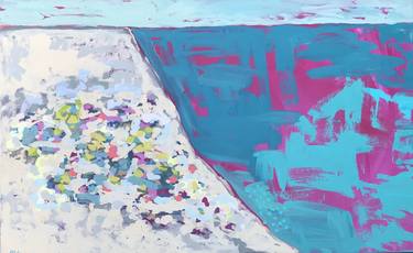 Print of Abstract Expressionism Beach Paintings by Julia Blake