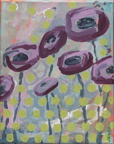 Print of Abstract Floral Paintings by Julia Blake