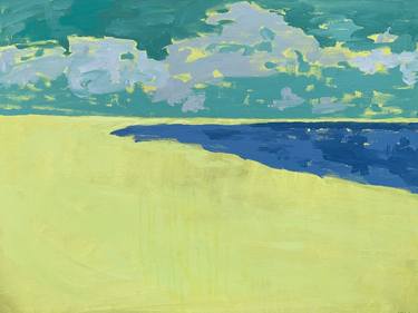 Print of Abstract Beach Paintings by Julia Blake