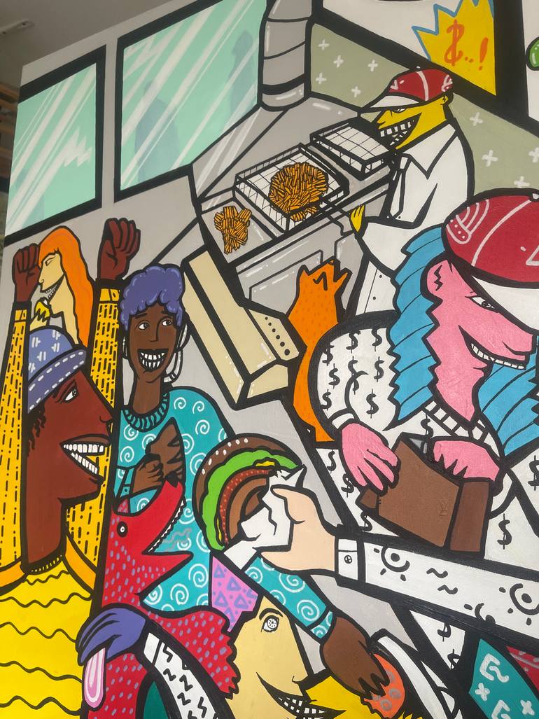 Original Contemporary People Painting by Riccardo Matlakas