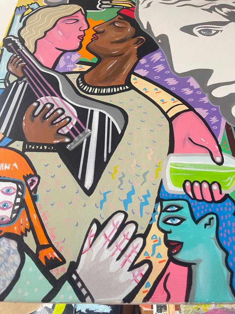 Original Contemporary People Painting by Riccardo Matlakas