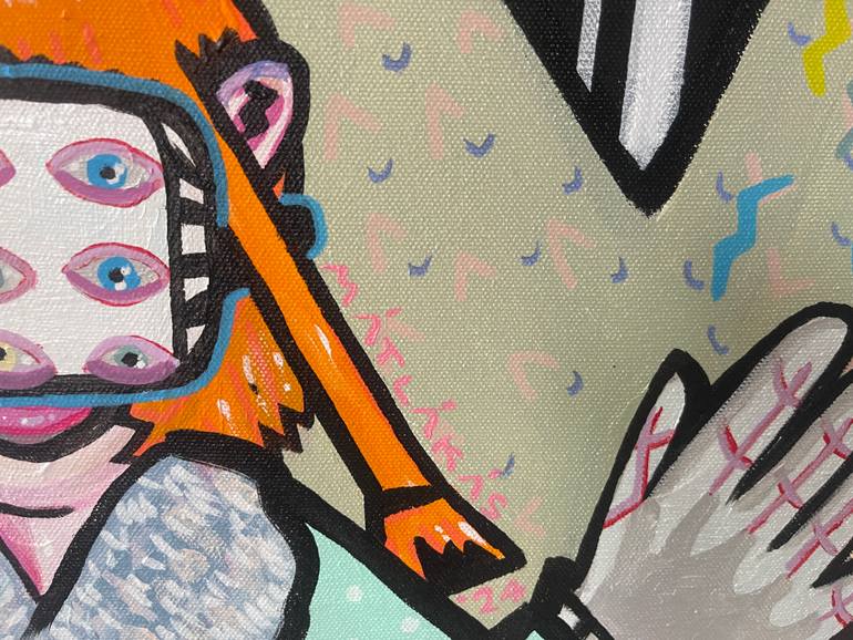 Original Contemporary People Painting by Riccardo Matlakas