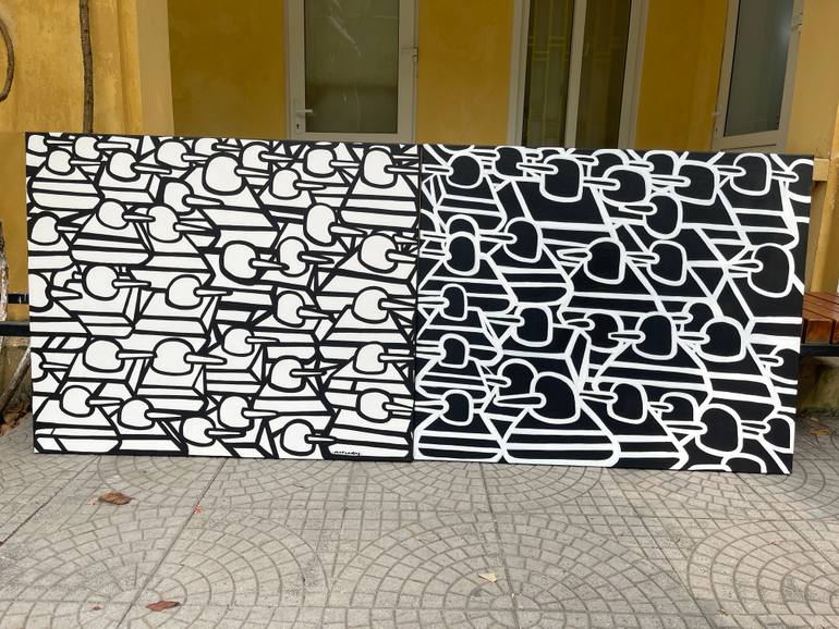 Original Street Art Graffiti Painting by Riccardo Matlakas