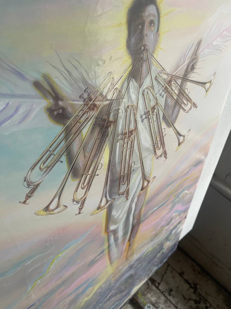 Original Art Deco People Painting by Riccardo Matlakas