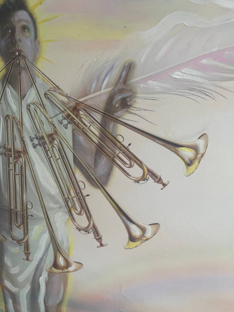 Original Art Deco People Painting by Riccardo Matlakas